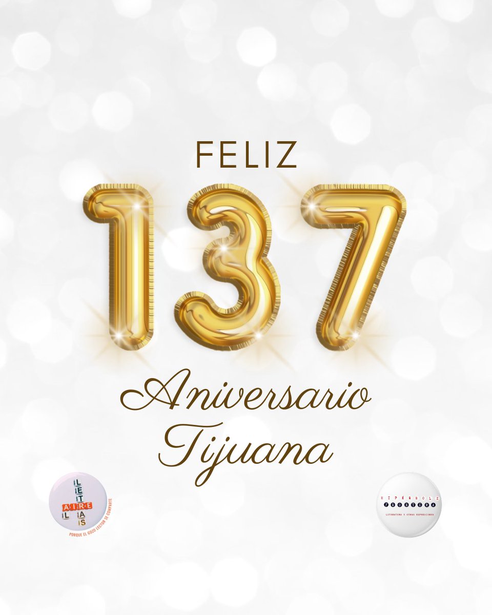 RevLiterariaHF's tweet photo. ¡Gracias por tanto, #Tijuana! ✨
¡Feliz 137 aniversario a esta ciudad donde cada día se crean oportunidades y proyectos! ✨ Donde se tejen redes y amistades. ✨ Donde podemos trabajar en comunidad. ✨
Gracias por ser la ciudad desde donde es posible compartir el gozo lector 📖✨ https://t.co/sUWdw8nAaW