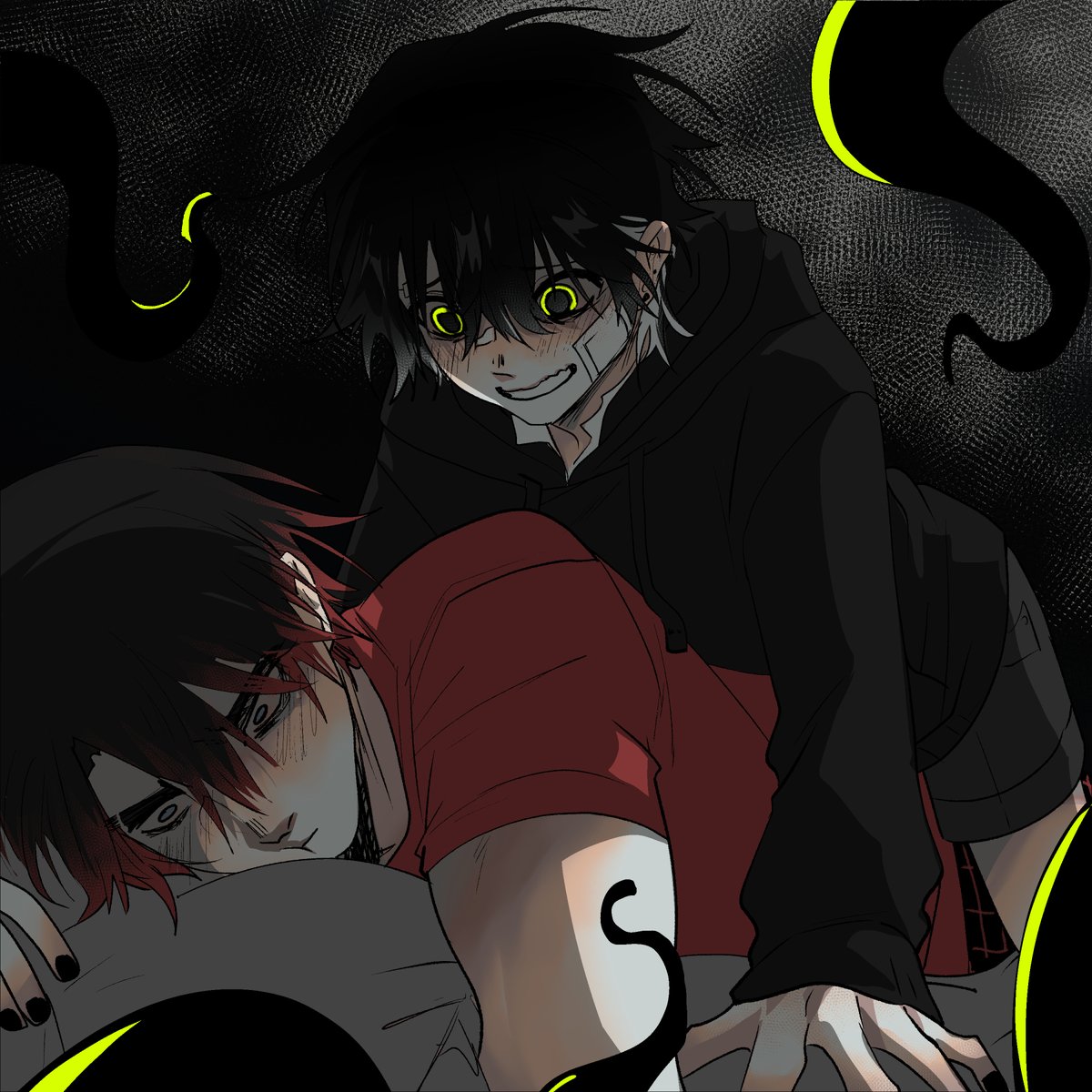 mono_krm's tweet photo. lock ur doors, bro..

#lolome #bl #yandere #art #yaoi https://t.co/PLsz1QI6D3