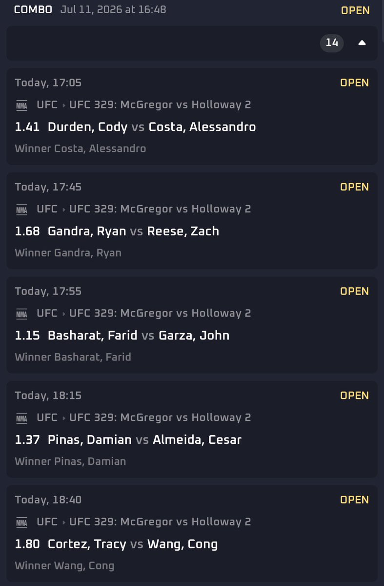Degen Parlay tweet media