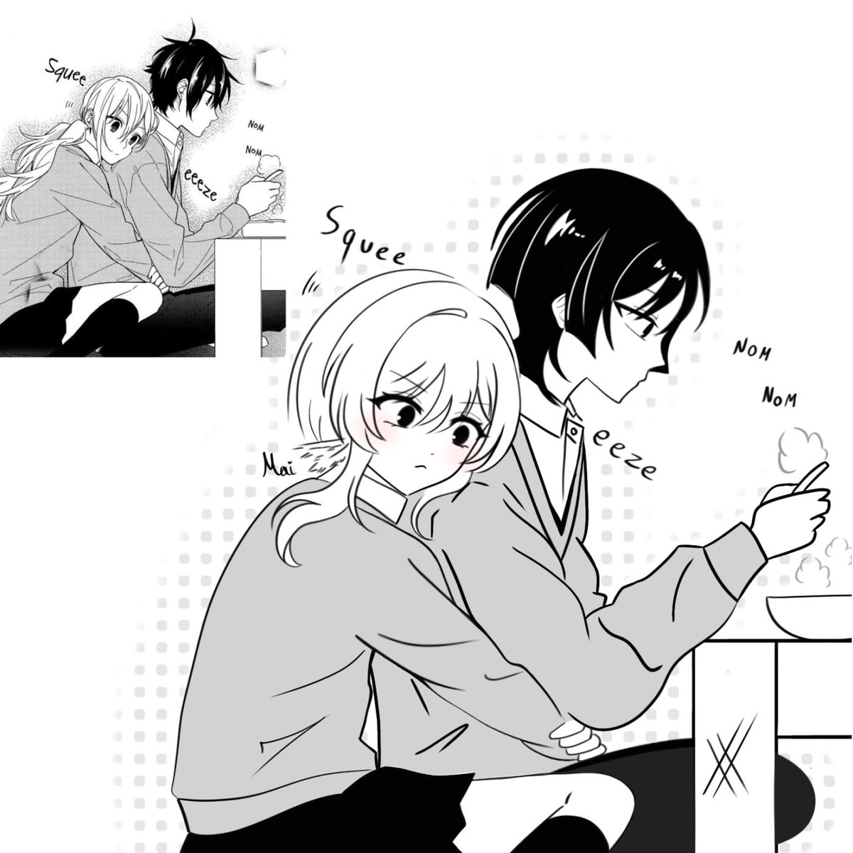 luvymai_'s tweet photo. #scaralumi #wanlumi
╰┈➤ #horimiya au ♡ ( ◡ ‿ ◡ *) https://t.co/jpRwp9Rlby