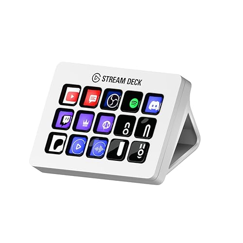 JewelsVerbena's tweet photo. I just received a contribution towards Elgato Stream Deck MK.2 White – Studio Controller, 15 macro keys, trigger actions in apps and software like OBS, Twitch, ​YouTube from Cagedizm89 via Throne. Thank you, my precious Gem! https://t.co/aRewuH4jPp #Wishlist #Throne https://t.co/9mkqZOvzOE