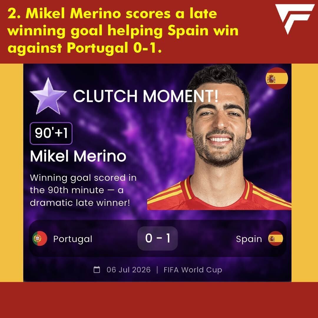 fAnalyze's tweet photo. Here is Fanalyze's Top 5 moments of week 4 of the World Cup. We hope you stick around for the rest of the world cup for more big soccer moments like these!

📲 Download Fanalyze: Soccer Insights 

#WorldCup2026 #Fanalyze #Soccer  #CapeVerde #Argentina #Spain #Norway  #Switzerland https://t.co/I9DNcNCF4e