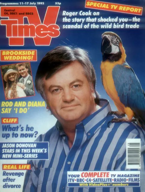 SophieTucker88's tweet photo. @TvDidYouSee if you thought the Radio Times cover that week was special, Check out the cover for the TV Times with cover star Roger Cook keeping an eye on the birds for The Cook Report Update! #TVTimes #ITVCentral #RogerCook #TheCookReport https://t.co/xAJZpnUOS8 https://t.co/D6hBaNB0lF