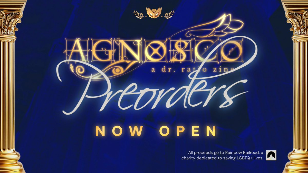 Agnosco: A Dr. Ratio Zine 🦉 PO OPEN! tweet media
