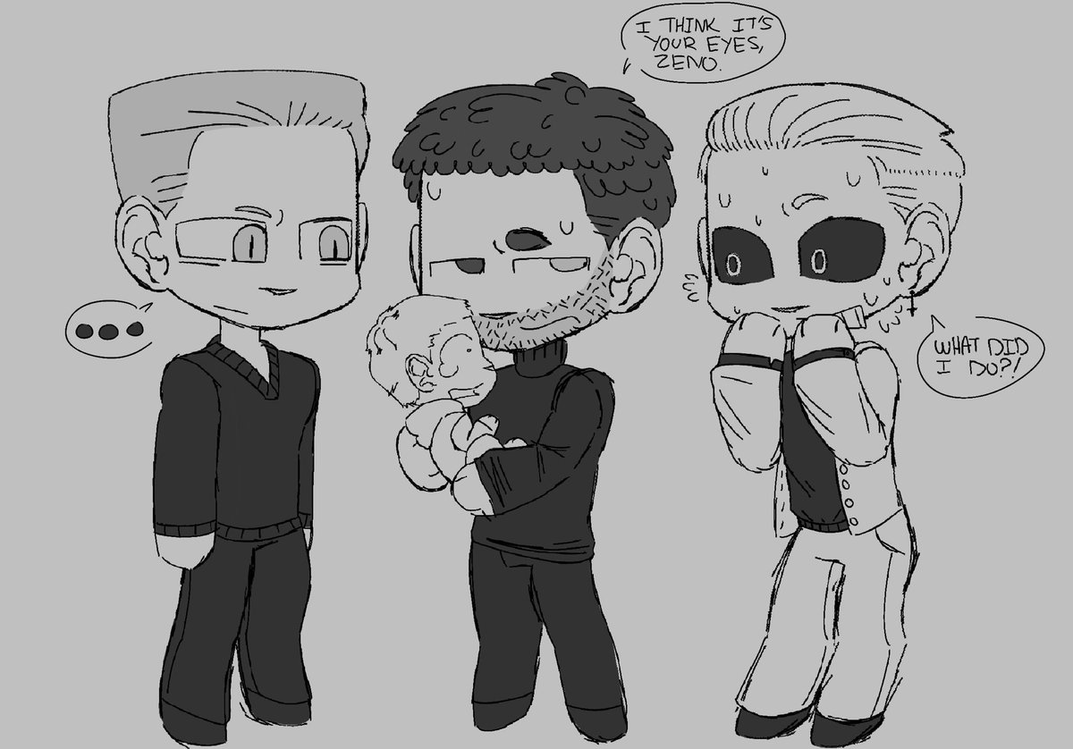wesskarr7's tweet photo. Wesker and Zeno meeting Rose for the first time!
#chrisker #zenfield #zeno #chrisredfield #albertwesker https://t.co/yitVWAYknz