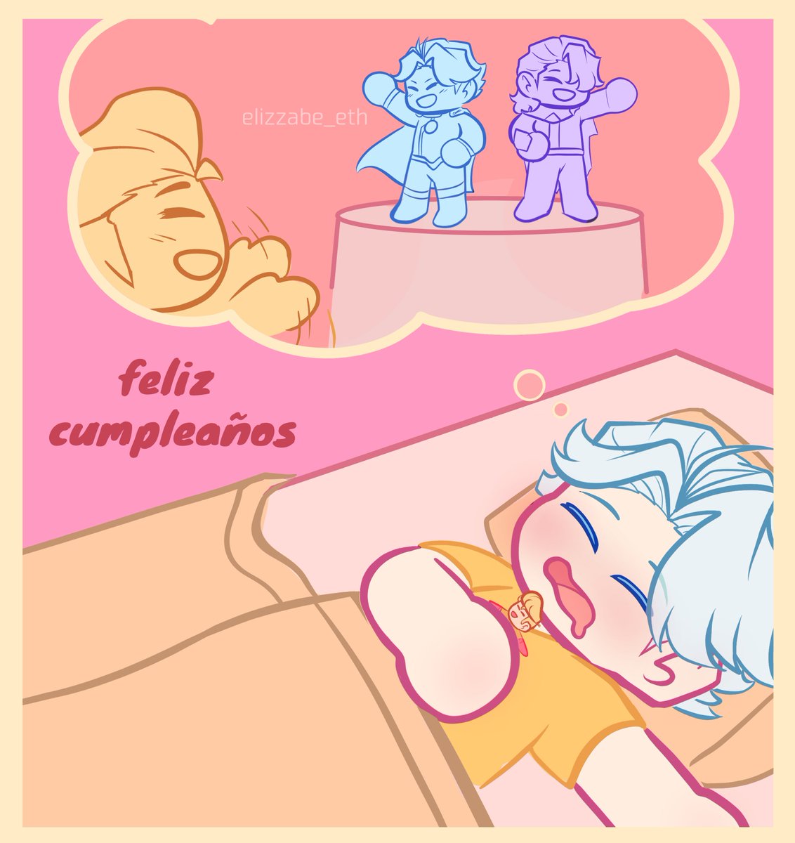 elizzabe_eth's tweet photo. Feliz cumpleaños a nice ✨

No suelo pintar con colores pastel pero quería intentarlo 

#TBHX #凸变英雄X #Wrice https://t.co/E3DPz5WpSQ