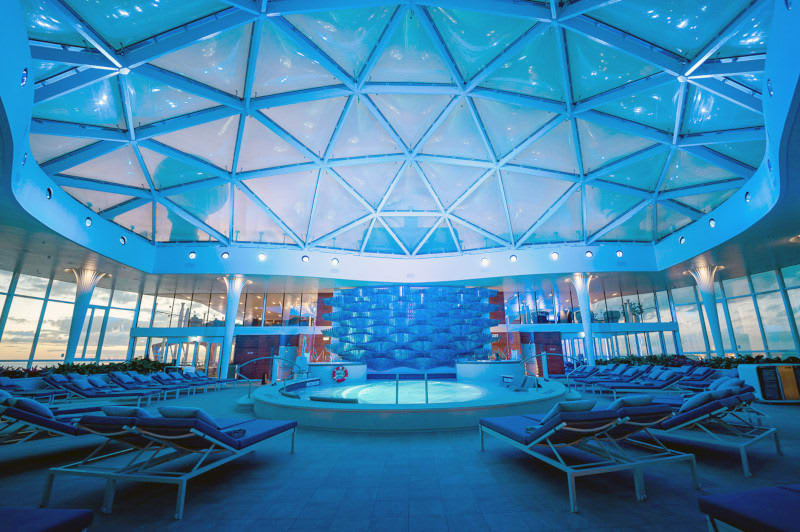 DMVBizNetwork's tweet photo. The Solarium aboard Celebrity Apex is an adults-only retreat designed for pure relaxation. Take a dip in the heated pool, and enjoy the serene atmosphere surrounded by stunning architecture and ocean views. 
✉️ Contact me today to book your Celebrity Cruises getaway. https://t.co/AlZpI1eGoC