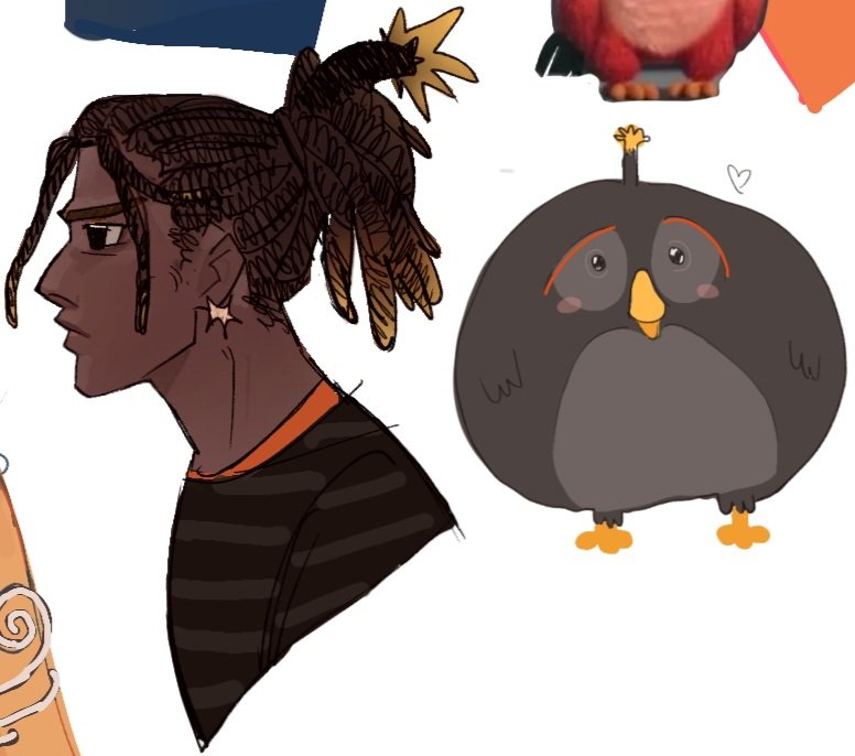 vattubatsi's tweet photo. hi more bomb sketches #angrybirds movie vs game is js bouba vs kiki https://t.co/TTTv6BO1Fp