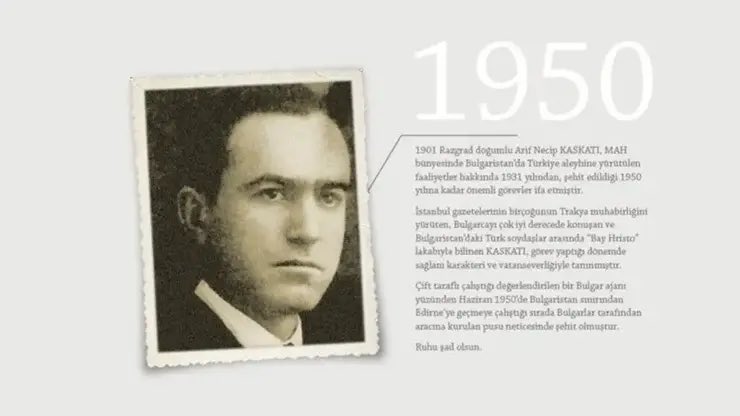 betulazraa's tweet photo. MİT, isimsiz kahramanlarımızdan birini paylaştı. 1931’den 1950’ye kadar Bulgaristan’da Türkiye için gizli görev yürüten Bay Hristo lakaplı Arif Necip Kaskatı, 1950 senesinde çift taraflı ajanlık yapan bir Bulgar tarafından Edirne’ye giriş yaparken şehit edildi. 

Emeklerini ve feda ettikleri hayatlarını bilmediğimiz, duymadığımız binlerce gizli kahramandan bir tanesi.