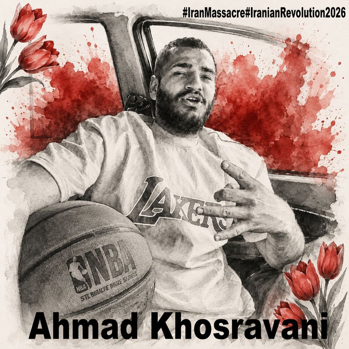 FZomorodif35743's tweet photo. احمد، ۲۱ساله، اهل تهران، عضو تیم بسکتبال، دانشجوی دانشگاه شریف، در ۱۹ دیماه۱۴۰۴ توسط سرکوبگران رژیم جمهوری اسلامی کشته شد.
#احمد_خسروانی
Iran: Ahmad, 21, a Sharif University student and basketball player, was killed by the Islamic Republic on January 9.
#IranMassacre https://t.co/Hzyfqkdmwc