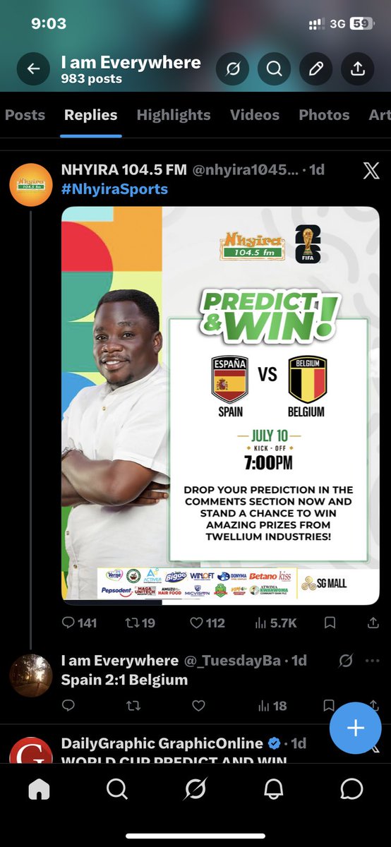_TuesdayBa's tweet photo. @nhyira1045fm So I won a prediction yesterday and you never reached out to me 😭. Ei Nhyira 😭😭 https://t.co/bKh69C9JF1