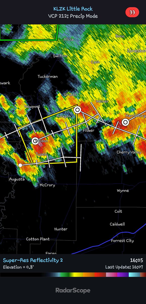 OmarrWilson's tweet photo. Severe Thunderstorm Warning for...
Northeastern Woodruff County in eastern Arkansas...
Southeastern Jackson County in eastern Arkansas... https://t.co/kSUaKDt6eZ