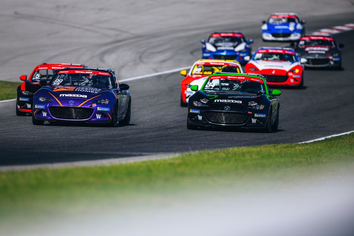 MazdaMX5Cup's tweet photo. 🚨 attn: #MX5Cup Superfans 🚨 @DaleJr @smclaughlin93 @alanisnking @BoziTatarevic @neckthai @Hinchtown @pkligerman @chaseelliott @nascarcasm @earlbamber @MattWeaverRA @RyanVargas_23 @JimmieJohnson 

#MX5Cup Race 1 from CTMP starts at 5:25pm ET
https://t.co/RIRgoNIkKe https://t.co/K0M6XBXpMT