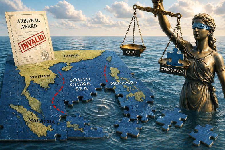 chinaBwall's tweet photo. 🇨🇳🇵🇭🇻🇳 Invalid ‘arbitral award’ muddied South China Sea

A classic case of deciding the consequences while evading the cause.

#SouthChinaSea #UNCLOS
#China
#Philippines
#Vietnam

https://t.co/wxwRBpLKMQ https://t.co/tmXtS788Ko