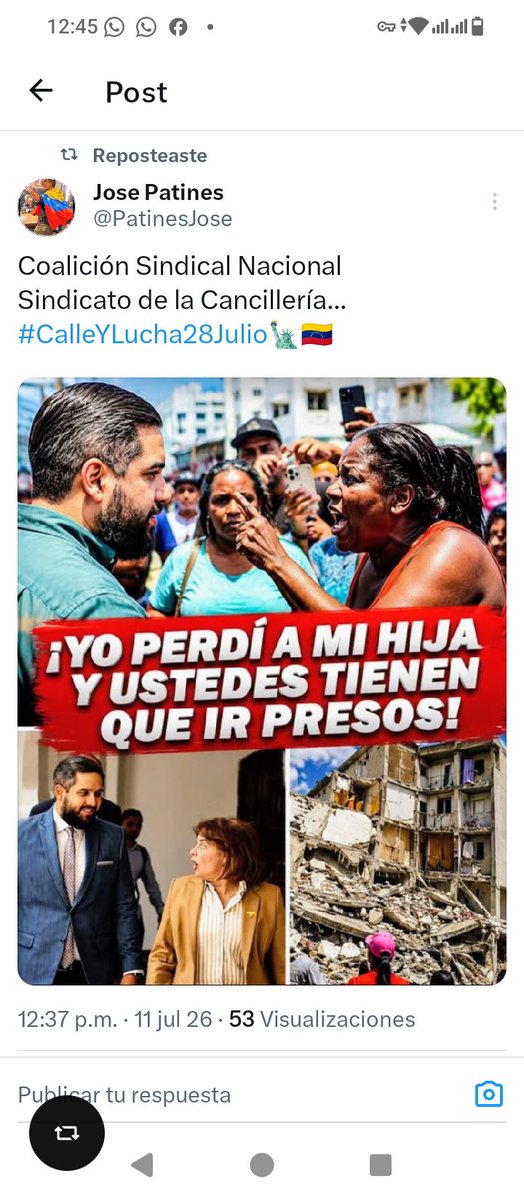 PatinesJose's tweet photo. @jaarreaza SINDICATO DE LA CANCILLERÍA 
Jorge Arreaza Violador de DDHH... https://t.co/WSeOAk3xy2