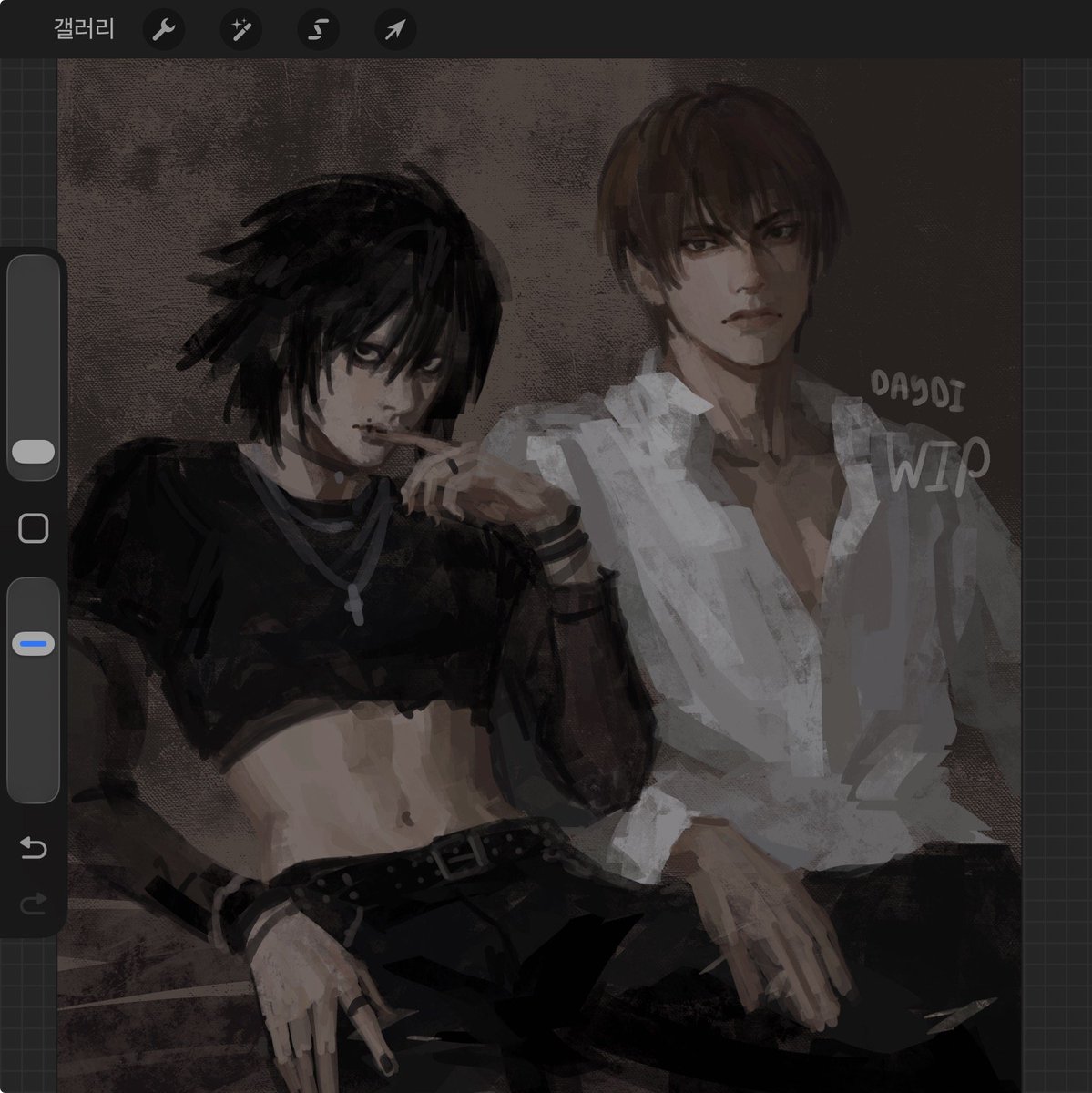 drawthefae's tweet photo. nuking my acc with random bs day ???
lawlight request from my friend (w the AU we made up)
#deathnote #L月 https://t.co/UsxCdtRaDi