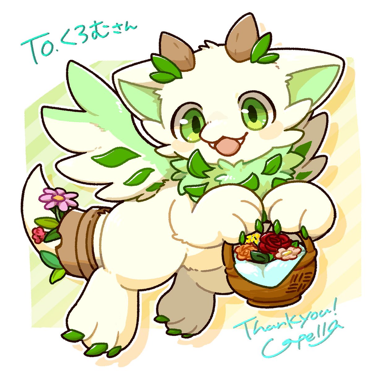 4leaf_kemo's tweet photo. あなたにお届け🍀✨
🎨▶capella様(@capella_pera ) https://t.co/xf6t85ROiQ