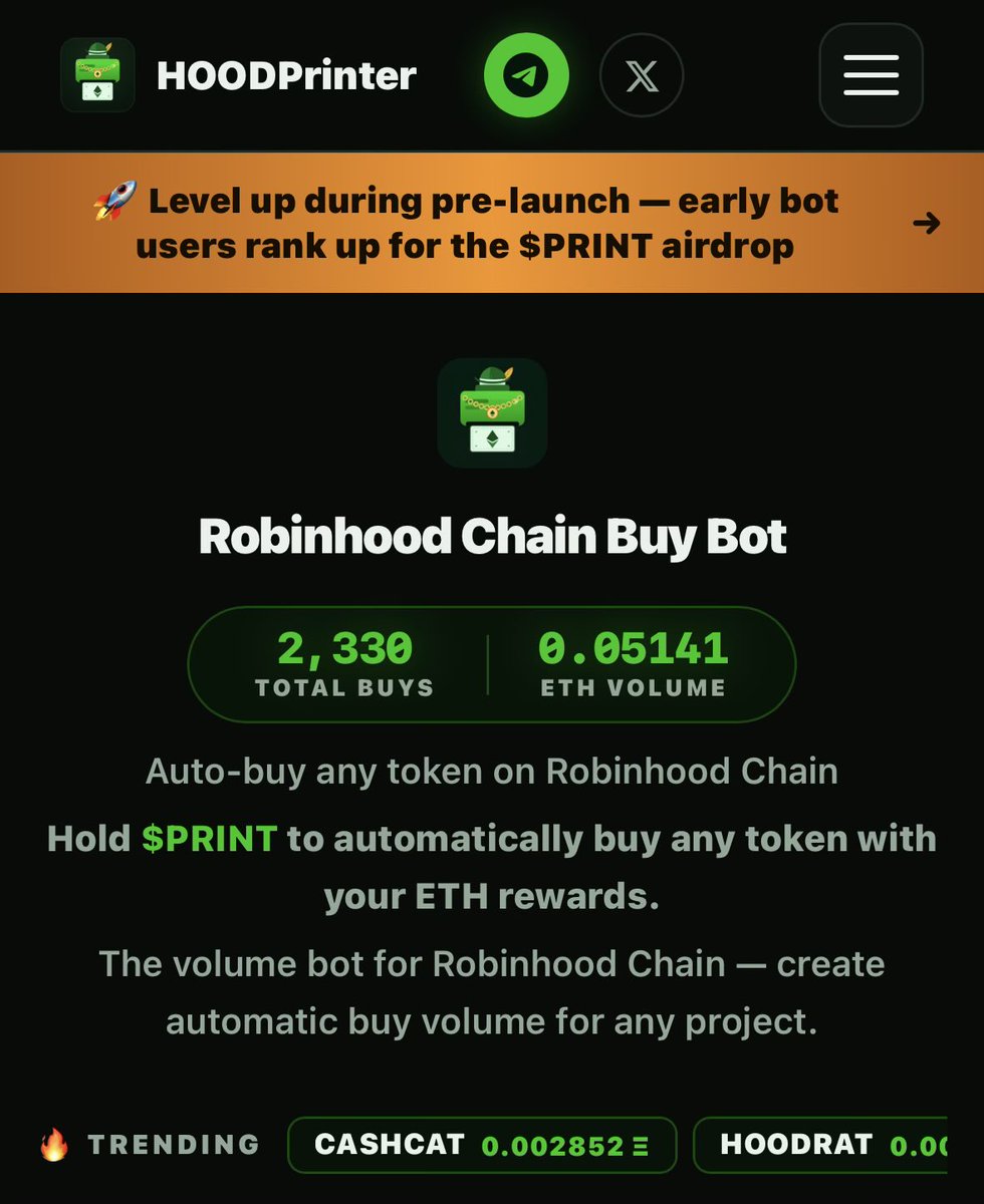 famous_dyl's tweet photo. Buy $CASHCAT at lightspeed 🖨️⚡️

@HOODPrinterxyz on Robinhood https://t.co/FFFMLGUf0O