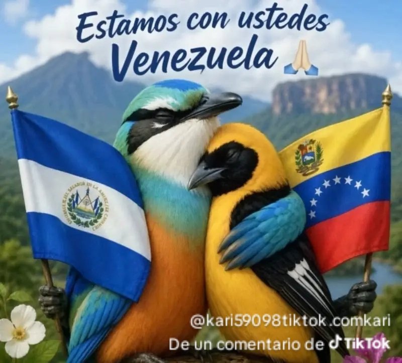 CarlosLaraSv's tweet photo. @nayibbukele DIOS bendiga a nuestros hermanos de Venezuela. Sepan que acá en El Salvador los llevamos en nuestras oraciones. Y deseamos que pronto se recuperen y que DIOS les de fortaleza a las familias que perdieron a un ser querido. 🙏🏼🙇🏻‍♂️ https://t.co/megrIvdyax
