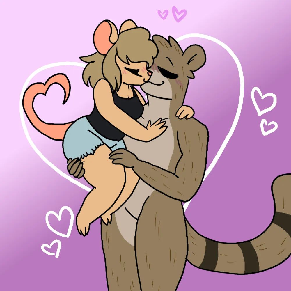 sug4rmouse's tweet photo. Hi!! I'm Amanda :3

22 year old fictosexual self-taught furry artist who selfships with Don from regular show. I also work as a caregiver irl.

I'm AuDHD + BPD so please be patient with me.

Looking for moots!!
#RegularShow #yumetwt #moothunt #promotwt https://t.co/dQvbSshy65