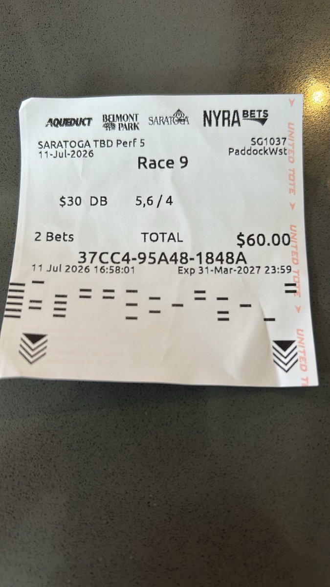401Handicapper's tweet photo. Can I get this 4 home for $1020? LETS GO! #Saratoga #NYRABets #NYRA https://t.co/NJzKETtVeG