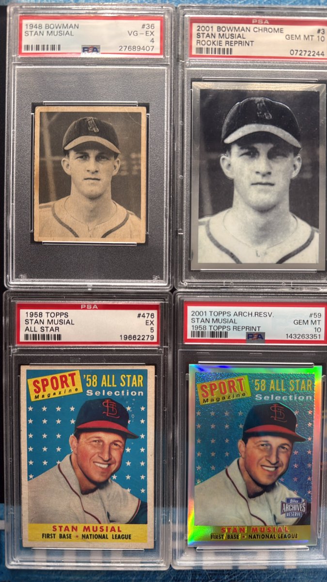 Better card - B&W RC Bowman or Color 1st Topps? @CardPurchaser