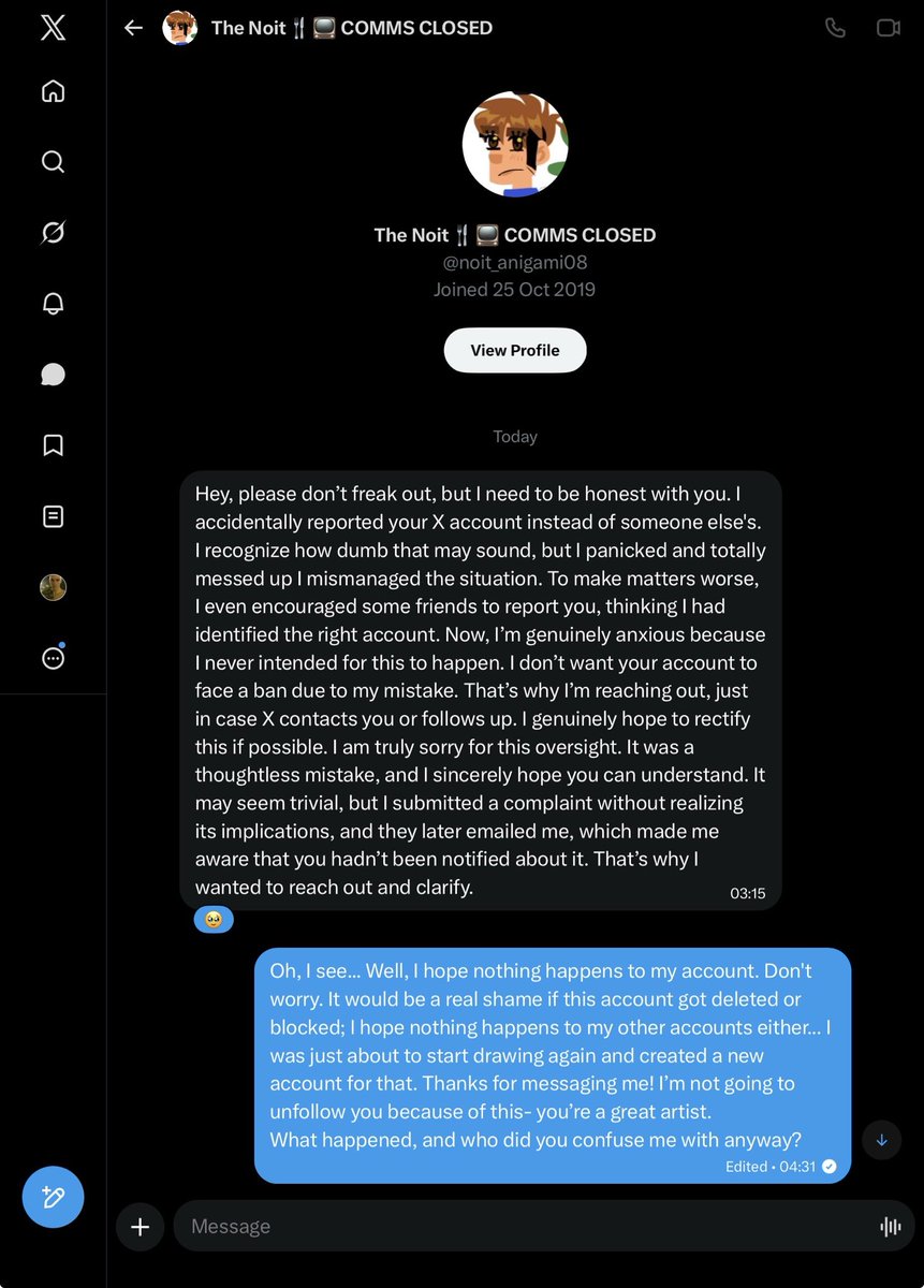 kvasilisk's tweet photo. @noit_anigami08 , I just started following you, and you're already trying to hack my account, bro. https://t.co/9JssxfmJmU
