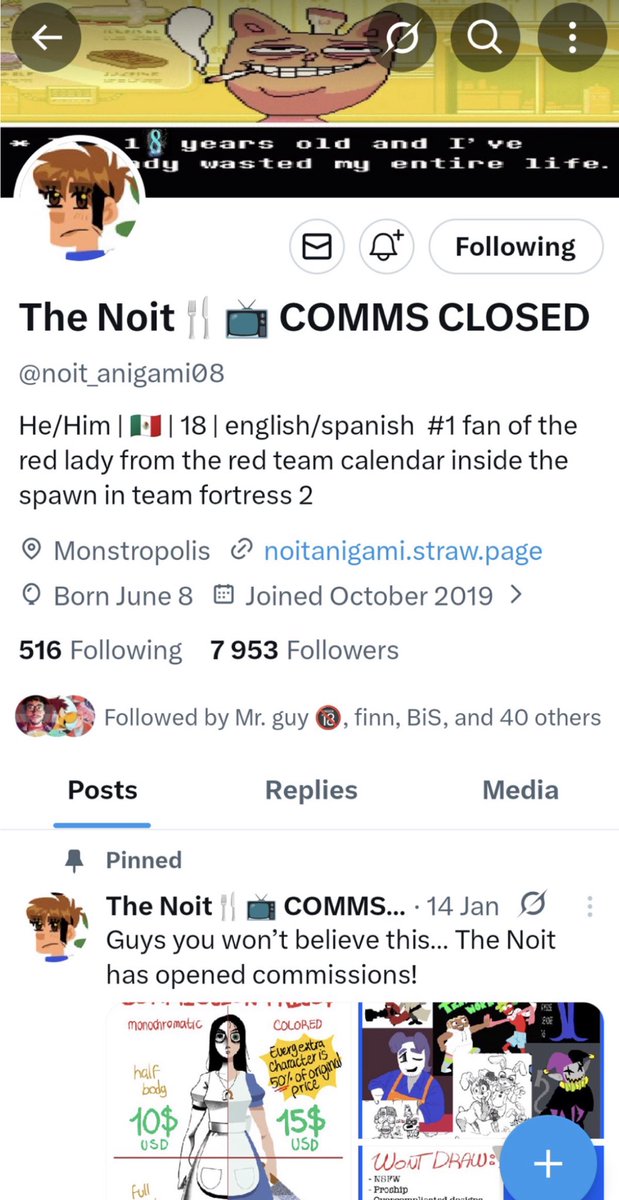 kvasilisk's tweet photo. @noit_anigami08 , I just started following you, and you're already trying to hack my account, bro. https://t.co/9JssxfmJmU