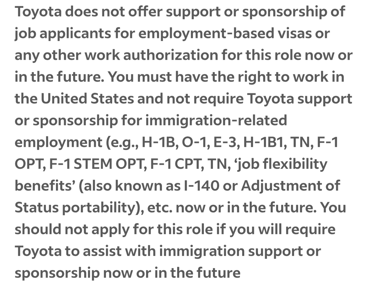 runawaycyborg's tweet photo. The White Pill is that I'm starting to see this disclaimer on a lot of job postings. https://t.co/bHh6seanPf