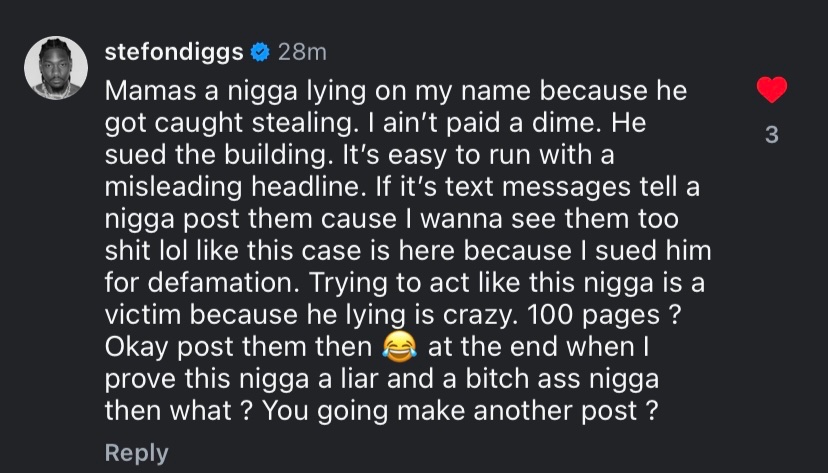 MSJENNYPOOH86's tweet photo. Im so glad to see Stefon Diggs is finally starting to speak out and debunking these lies because these misleading headlines and posts from certain fanbases and urban blogs are getting out of hand. Like enough is enough. Keep speaking stefon stop letting them play with your name. https://t.co/RP9arY4eqF