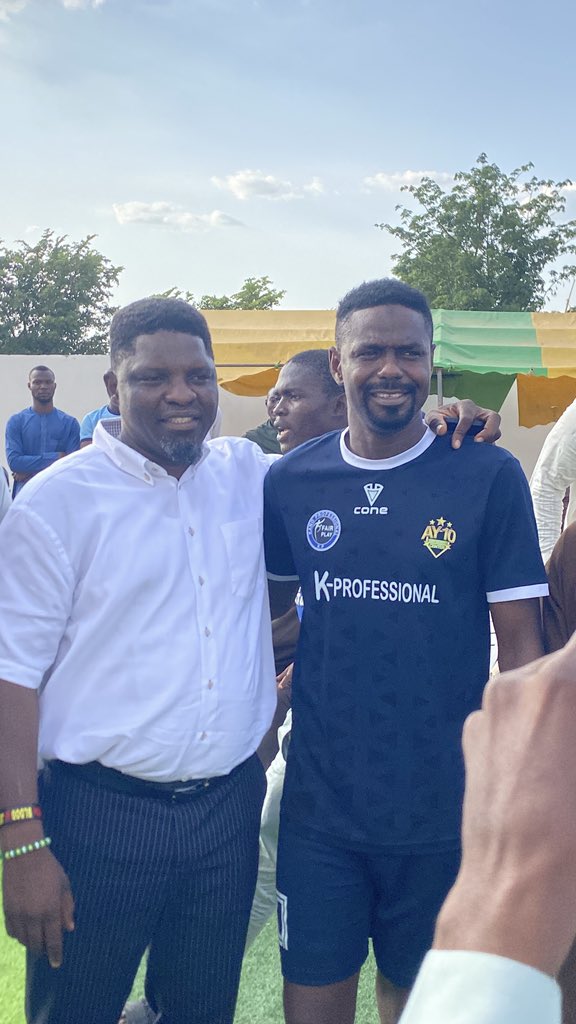 ILAMASA10's tweet photo. Daniel Ogunmodede x Rabiu Ali Pele https://t.co/bcjMMV4fMh