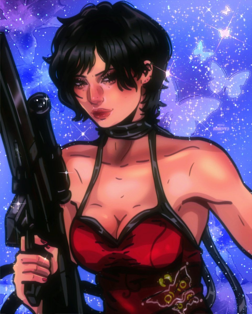 666chevy_'s tweet photo. ♡🦋 ADA WONG 🦋♡
#ResidentEvil4 #RE4 ☆ https://t.co/AS4pFtp3Ci