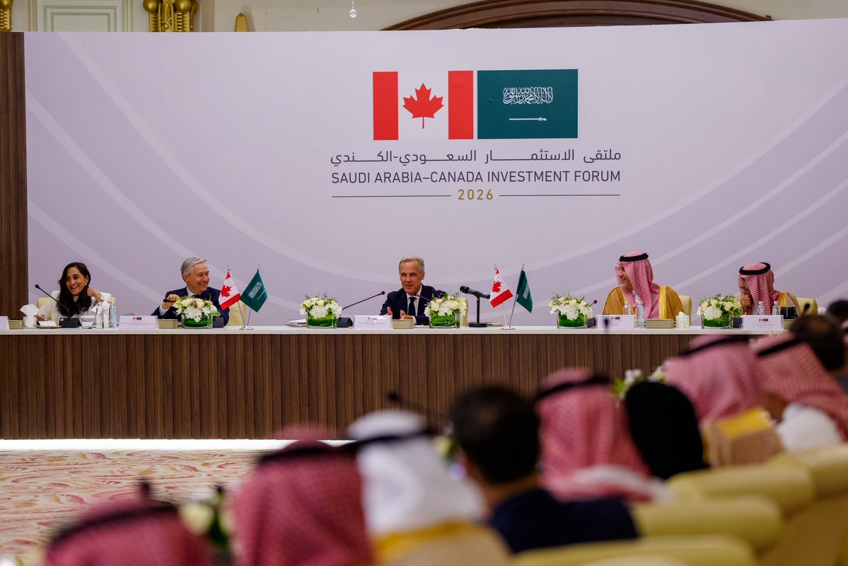 FP_Champagne's tweet photo. Je reviens tout juste d’Arabie saoudite aux côtés du premier ministre Carney.

Nous avons conclu 13 nouvelles ententes d’une valeur de plus d’un milliard de dollars et renforcé notre collaboration dans les domaines de l’énergie, de l’intelligence artificielle et des minéraux critiques.

Le Canada a ce que le monde recherche, et il s’impose de plus en plus comme une destination de choix pour les investissements.
