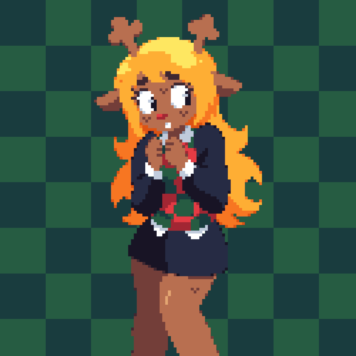 Keep__9's tweet photo. I'm finally catching up with Deltarune and i think Noelle is awesome 

#deltarune #pixelartㅤㅤㅤㅤ https://t.co/IbXG5HFTnM