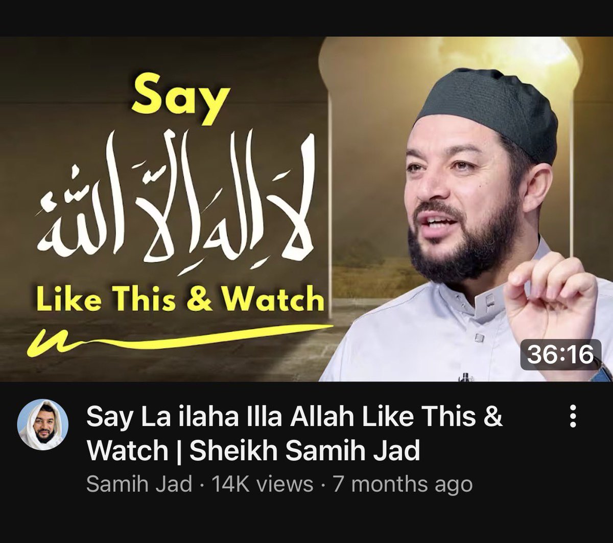 NMontti's tweet photo. Say La ilaha Illa Allah Like This &amp; Watch | Sheikh Samih Jad https://t.co/WWtlkUPMGE via @YouTube💻👏🏽👏🏽renew your Iman🥼📿🫶🏼Live with it! most rewarding, recite it after  each obligatory prayers, no distress in your grave, or resurrection day🤲🏽 https://t.co/Dp3shPcKrp