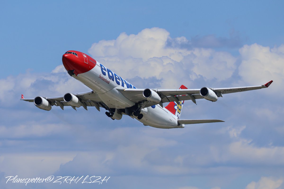 lszh_zrh's tweet photo. What a beauty

Edelweiss @flyedelweiss
A340-313
HB-JME 
EDW34N/ WK34
Zurich(ZRH)-Punta Cana (PUJ)
ATD: 13:04 UTC
ATA: 22:00 UTC
Flight time: 08:56
Sunday, 5 July 2026
Zurich Airport (ZRH) https://t.co/pMr8kfAnDR