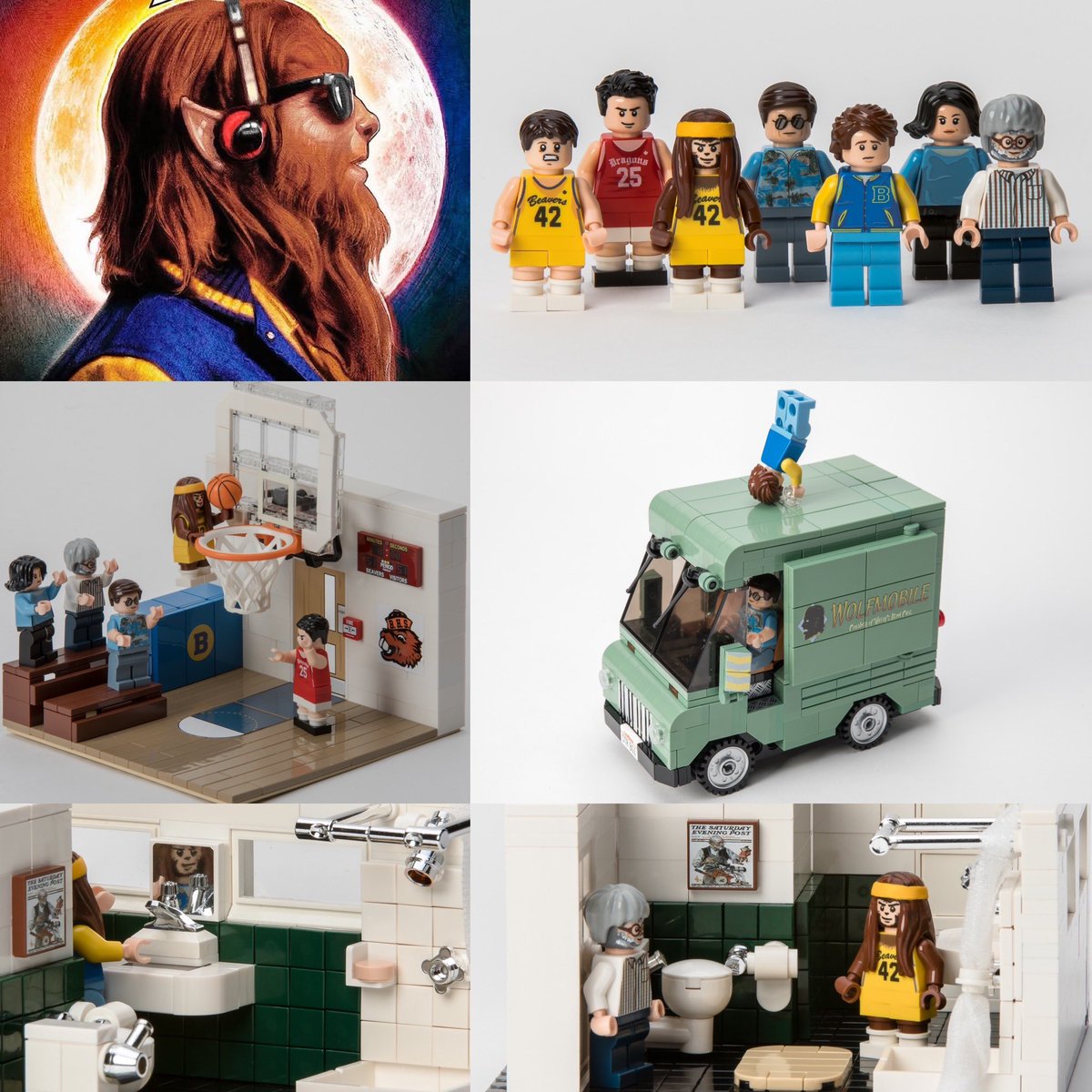 bobvintagebrick's tweet photo. Teen Wolf (1985) LEGO Idea 🏀🐺
At 10,000 supporters, this could become an official LEGO set!
Please like, repost, comment, and most importantly click the link - https://t.co/kYY2eUdRGW and click ‘support. It’s free to support. 
In partnership with @sturdyboyrich
Thanks, Bob https://t.co/oAqqiueX8B