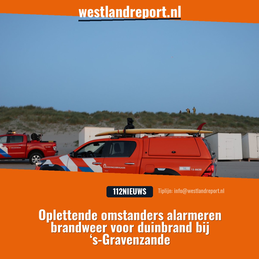 Duinbrand in ‘s-Gravenzande