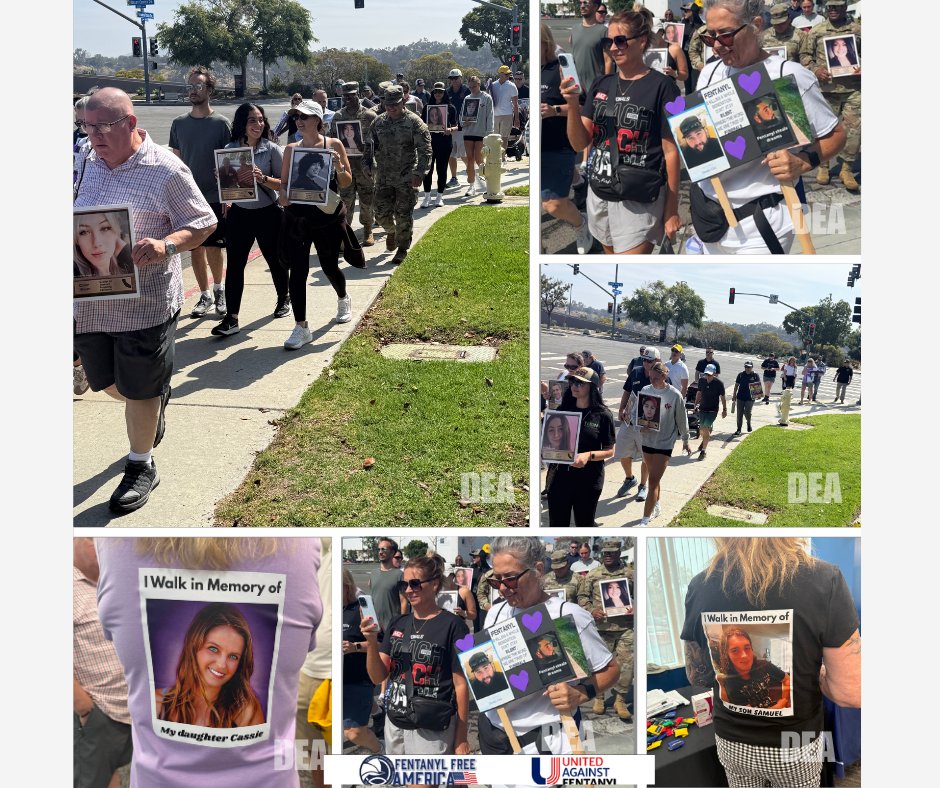 DEASANDIEGODiv's tweet photo. .@WalkforLives in San Diego! What an amazing morning of advocating, raising awareness, and remembering those lost to fentanyl. #WalkForLives2026 #AmericaWalksUnited
@UAFentanyl 
@TheJusticeDept
@DEAHQ https://t.co/YLMy8Z8nI9