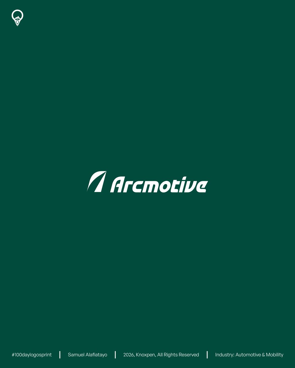 knox_pen's tweet photo. Arcmotive - Day 77/100 

Arcmotive is a brand that designs and manufactures electric motorcycles that match or exceed the riding experience of the best rider.
The logomark is inspired by aerodynamic resistance.

#100daylogochallenge #100days #logodesign #logochallenge https://t.co/z6PD1kJqos