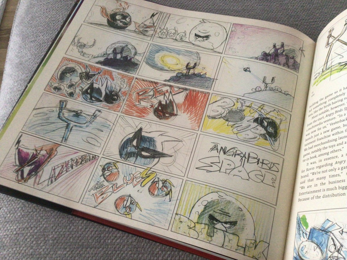 chevy2_nova's tweet photo. this angry birds resurgence has reminded me of this cool artbook i got for 5$ somehow..

#ANGRYBIRDS https://t.co/U7X8bJdHhc