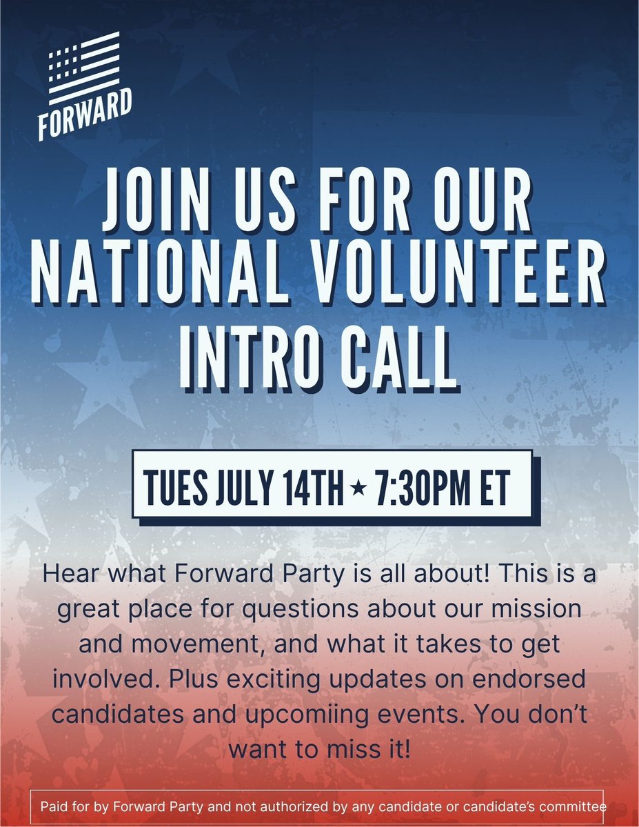 Forward Party tweet media