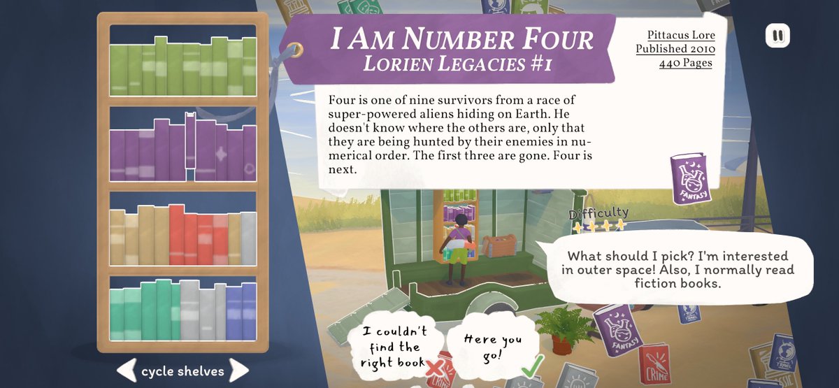 junpifan's tweet photo. playing a game where u sell books and they keep showing me books i read in my childhood that i completely forgot about i feel like ive been shot https://t.co/I3DSwC7BK8