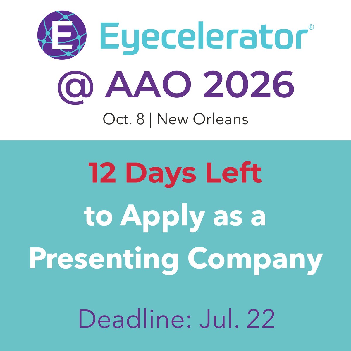 Eyecelerator tweet picture