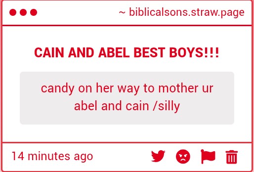 ୭ ˖ M . ˎˊ˗ Cain & Abel 🌼 tweet media