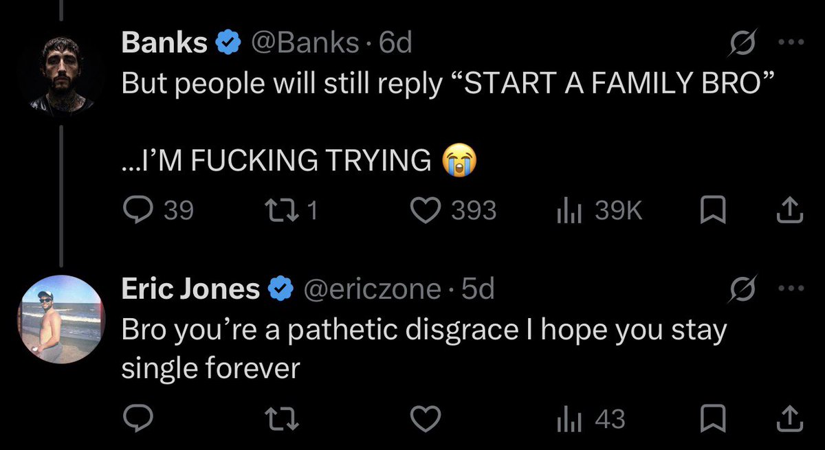 Banks tweet media