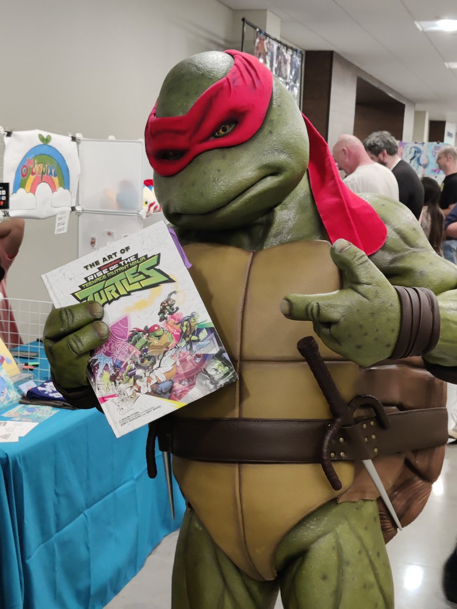 TheColinStein's tweet photo. Raph approved! 

#TheArtofRiseoftheTMNT #RiseoftheTMNT #ROTTMNT #TMNT #RiseoftheTeenageMutantNinjaTurtles https://t.co/kERiRGOnWM