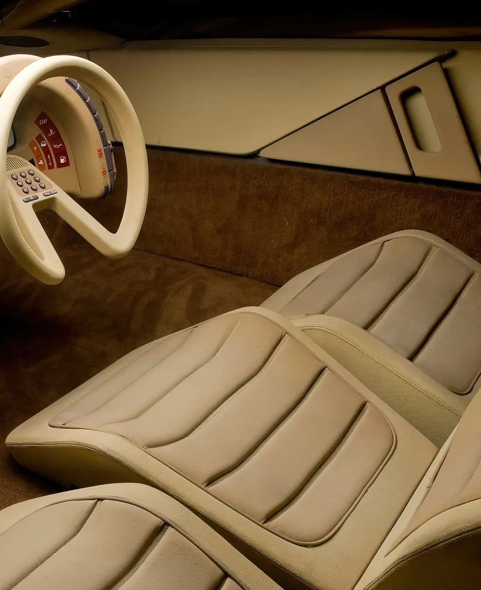 QuirkyRides's tweet photo. The Citroën Karin.

Introduced in 1980, the Citroën Karin looked less like a traditional car and more like a rolling pyramid. Its sharp, geometric body narrowed to a point at the top, creating one of the most unconventional silhouettes ever designed. https://t.co/Y2r2nomf4j
