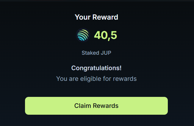 web_airdrops's tweet photo. 🪐 Jupiter ASR (April–June 2026) is now live

You can now claim your @JupiterExchange Active Staking Rewards (ASR) for the April–June 2026 period here: https://t.co/dT46arnkH6

For this ASR period:

• 50M JUP will be distributed to eligible stakers
• Rewards are calculated using the time-weighted average of your stake during the period
• You must have maintained an average stake of at least 50 JUP during the quarter to qualify for ASR