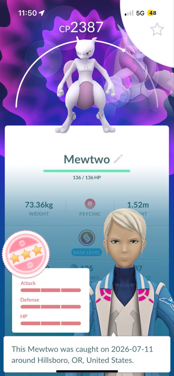 ItsAXFace's tweet photo. oh mewtwo… 😫😫😫😫🤫🤫🤫😍😍 #pokemongo https://t.co/bYYVk6963G